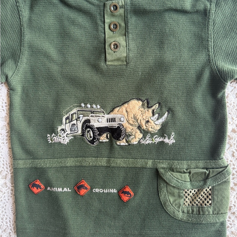 Vintage Kids Headquarters Safari Tee - Picture 2 of 4
